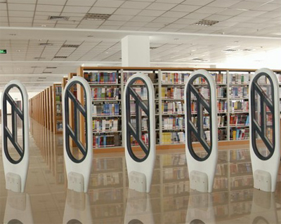 F-N智能防磁鐵超寬通道圖書館防盜報(bào)警器