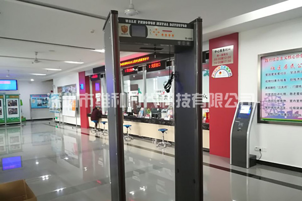 松崗交警中隊_松崗社區_松崗派出所_松崗司法所采購我司SD-600S金屬安檢門[圖]